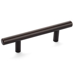 10 PCS 31/2 Inch Oil Rubbed Bronze Cabinet Handle Pull Euro Style Bar Hardware