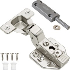 Inset Frameless Soft Push-Open Magnetic Latch Cabinet Door Hinges