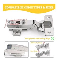 30 Pack Onemake Soft Close Damper for Full Overlay Hinges Cabinet Door Hardware