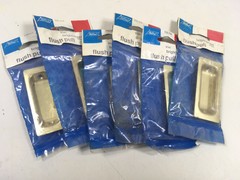 Metal shop Oblong Flush Pulls 3.25″ x 1.375 Bright Brass Plated