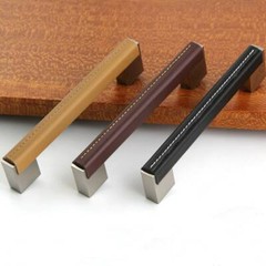 3.78‘’ 5” 6.3” 7.55” 10” Leather Door Handles Drawer Cupboard Pull Handle