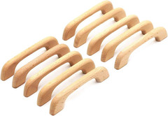WEICHUAN 10PCS Wood Unfinished Drawer Knobs Pulls Handles – Replacement Kitchen