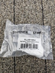 (QTY 5) SUMNER STREET RL061954 1inch High Desert Series Round Knob – Satin Brass
