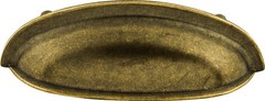 Top Knobs M362 Somerset Collection 3″ Cup Pull, Flat Black
