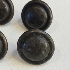 Lot of 8 Hickory Hardware 1-3/8 Inch Mushroom Cabinet Knobs *READ*