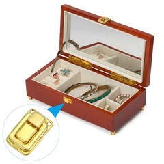 Toggle Catch Lock 1.5″ x 1″, 18 Pack Latch Clasp for Jewelry Box, Gold