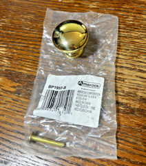 LOT OF 9 – Amerock Classics Bright Brass Solid 1 1/4″ Cabinet Knob BP1950-B