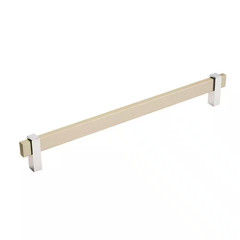 Mulino 10-1/16 In. (256Mm) Modern Silver Champagne/Polished Chrome Bar Cabinet P