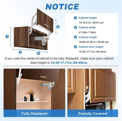 YJINGRUI Hydraulic Lift Cabinet Hinge Adjustable Silent