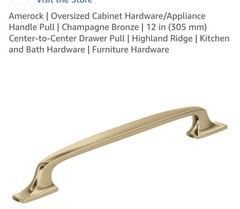 Amerock BP55323CZ Pulls Cabinet Hardware Champagne Bronze