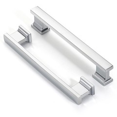 10 PCS 5 Inch128mm Chrome Plated Cabinet Handles Solid Zinc Alloy Pulls