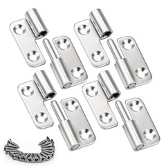 1.5in Lift Off Hinges 4Pack, 304 Stainless Steel Small Cabinet Hinges, Pin-on…