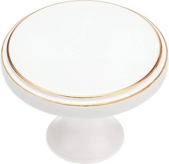 4 Pack Round Shape Drawer Pulls Ivory White Stylish Kitchen Cabinet Vintage Brus