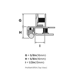 Matte Black 1/2 In. (13 Mm) Overlay Double Demountable, Cabinet Hinge (2-Pack)