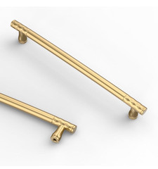 Asidrama 10 Pack 7.5″ Champagne Gold Kitchen Cabinet Handles Drawer Pulls 2255