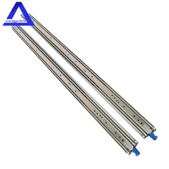 1 Pair With Lock Heavy Duty Drawer Slides 52 Inch 500 Lbs Extension Rails Rail