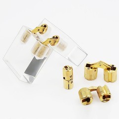 4Pcs 12mm Copper Hidden Barrel Hinge Invisible Hinges For Concealed Worktop ss