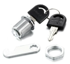 2/4/6PCS 20mm Tool Box Desk Drawer Cabinet Cylinder RV Tubular Cam Locks + Keys