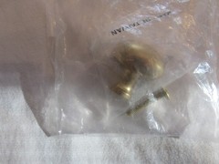 Amerock BP1443-3 1-1/4 Twenty One Polished Brass Oval Cabinet Knobs