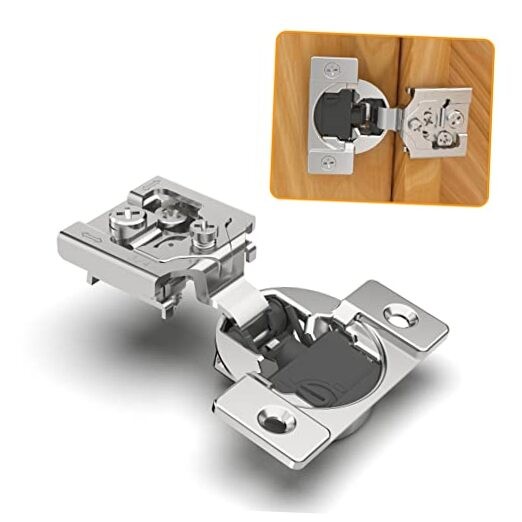 3/4″ Overlay 4D Soft Close Concealed Hinges for Face 3/4 inch Overlay 60 Pack