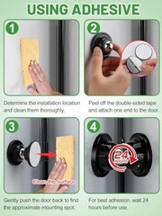 RV Magnetic Door Catch with Adhesives Screws – Easy to Install Camper Trailer 2