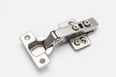 (40 Pieces) Full Overlay Soft Closing Frameless Cabinet Door Hinges with Screws