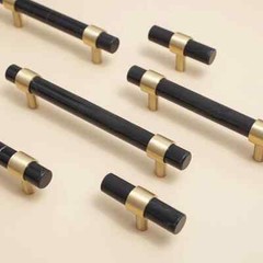 Marble Kitchen Cabinet Pull Dresser Drawer Pulls Knob Closet Handle N212