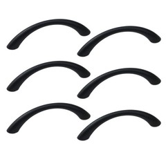 Tighal 6 Pack 2-1/2 Inch Hole Center Solid Arch Pulls Handles Bow Drawer Curv…