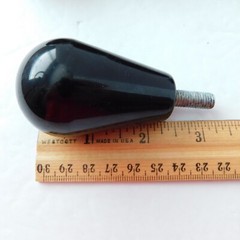 Industrial Cabinet Knobs Hardware Screw Drawer Handle Pulls Salvaged 8 Black VTG