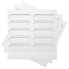 40Pcs Cabinet Door Bumper 1.4″x0.4″,Self Adhesive Rubber Bumper Stripes,Clear