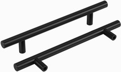 Elegant Black Cabinet Handles 30-Pack – 5in Stainless Steel Pulls for Any Room