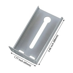 Rear Mounting Brackets For 1.77″ 45mm Drawer Slide B4502 Face Frame 10 Pairs
