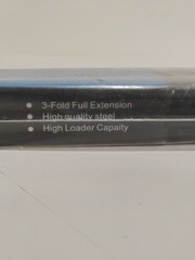 BAIDICE Drawer Slides 12 Inch Ball Bearing 3-Fold Full Extension