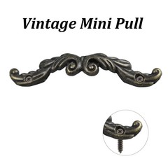 Runseaway 12PCS Antique Bronze Decorative Arch 3″ x 0.6″,