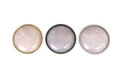 Rose Quartz Gemstone Cabinet Pull – Mushroom Style – Home Décor