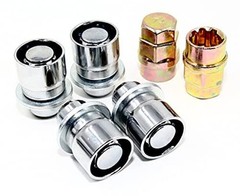 Set of 4 12×1.5 Veritek OE 1.47 Inch Mag Factory Style Replacement Chrome Lug
