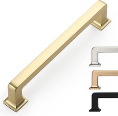 5 Inch 10 Pack Brushed Brass Cabinet Pulls Kitchen Cabinet Handles Kitchen Cabin