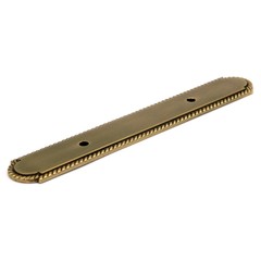 Belwith Sherwood Antique Solid Brass 3″cc Cabinet Handle Pull Backplates P109