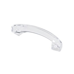 Set of 6 Clear Acrylic Cabinet Handle Pull Hardware Furniture Connection Arch…