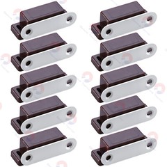 30x Magnetic Door Catches Kitchen Cupboard Wardrobe Cabinet Self-Closing Latches