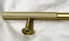 Asidrama 6-Pack Brushed Gold Cabinet Pulls 12.6” Hole Center (15.5” Overall)