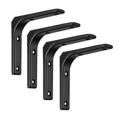 Rustproof Wall Mount Shelf Brackets Long lasting Support for Your Displays