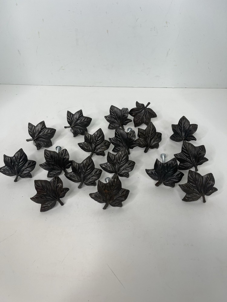 17 Atlas Homewares 2203-I 1-3/4-Inch Leaf Knob pull Iron Ivy Bronze rustic