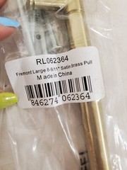 *LOT OF 2* Sumner Street Fremont Large 8-9/11 in. Satin Brass Drawer Pull *NEW*