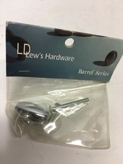 Lew’s 1 drawer Barrel Knob Bar Handles Kitchen Cabinet Pulls White 1 x .5 in