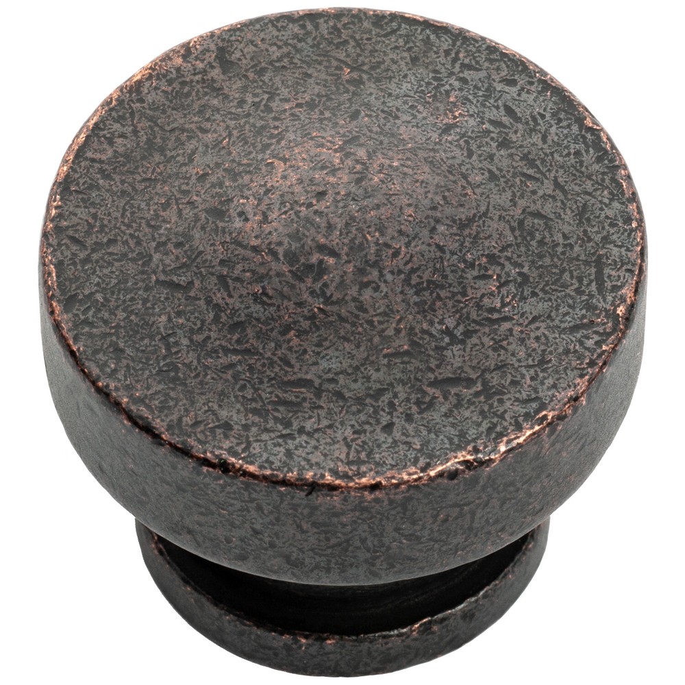 Cosmas Hammered Bronze Round Cabinet Knobs #704HB