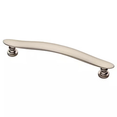 Elegant Luxe 5-1/16 In. (128 Mm) Classic Satin Nickel Cabinet Drawer Pull