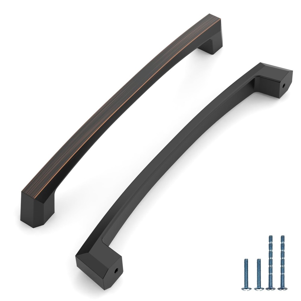 KNOKLOCK 10 Pack 6 Inch152mm Kitchen Cabinet Handles Oil Rubbed Bronze Cabine…