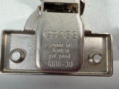 Grass 1006-30 Cabinet Door Hinge 120° Slide-On Self Close Full Overlay