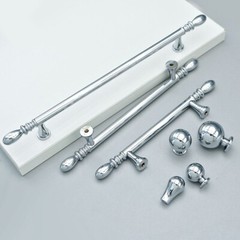 Silver Chrome Cabinet Pull Handle Modern Kitchen Knob Cupboard Handle